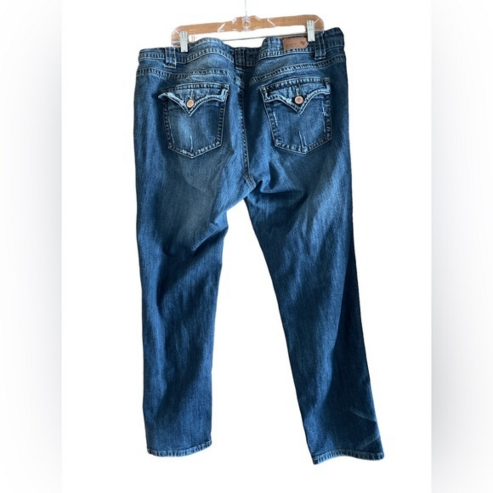 Vigoss Collection Womens‎ Plus Skinny Jeans Stretch Flap Pockets Size 22 Western